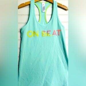 IVIVVA by LULULEMON girls size 14 “On Beat” racer back tank